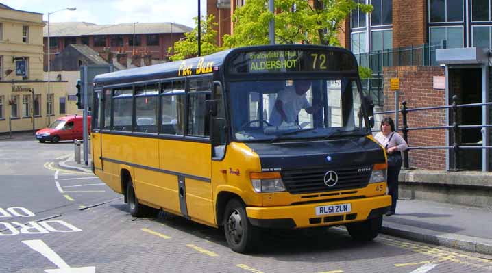 Fleet Buzz Mercedes O814D Plaxton Beaver 2 45